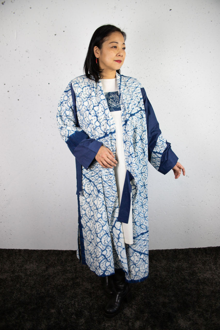 Indigo SHIBORI summercoat