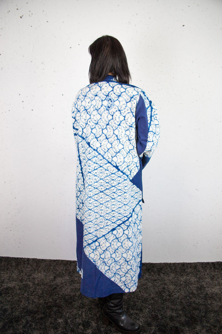Indigo SHIBORI summercoat