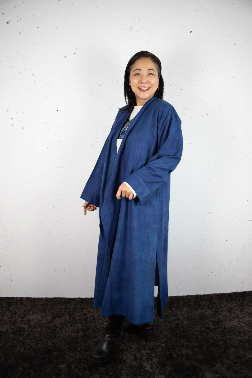 Indigo summer coat