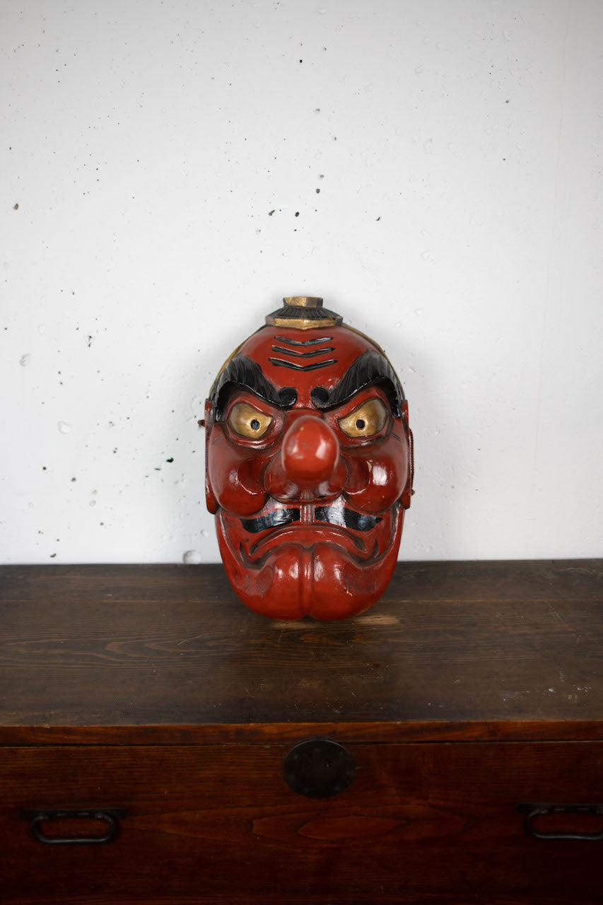 Decorative mask of a tengu