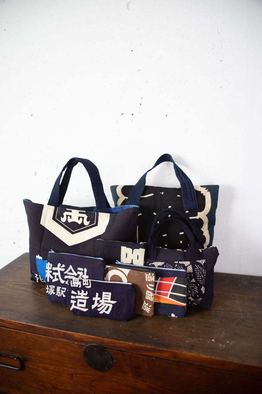 Exclusive Indigo-Dyed Hand-Stitched Handbags – Crafted from Vintage Fabrics