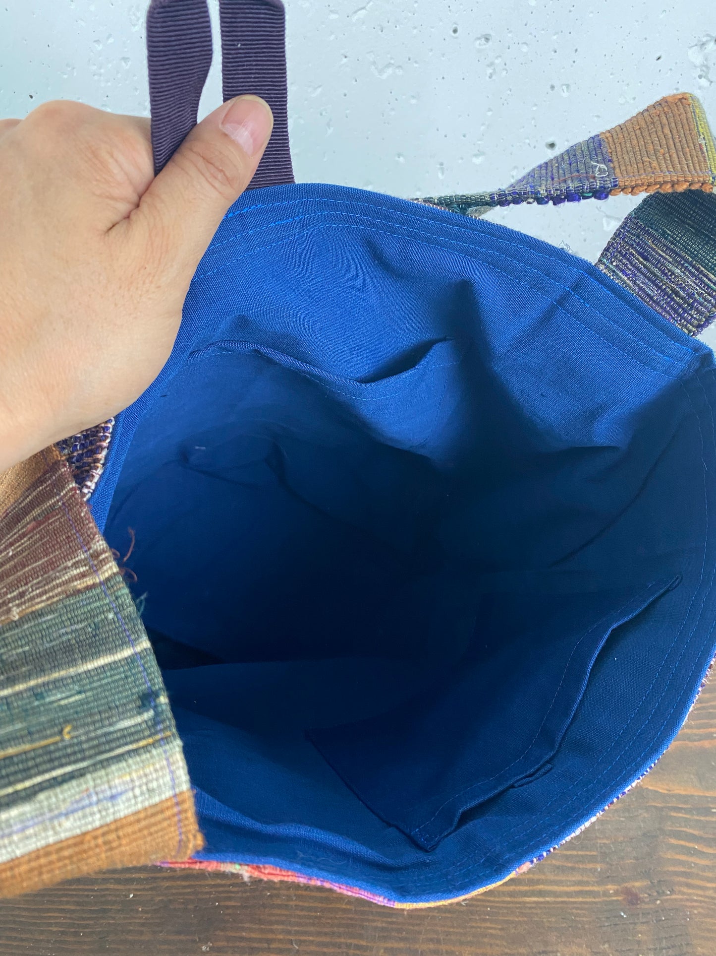 Sakiori Revival – Japanese Handwoven Shoulder Bag