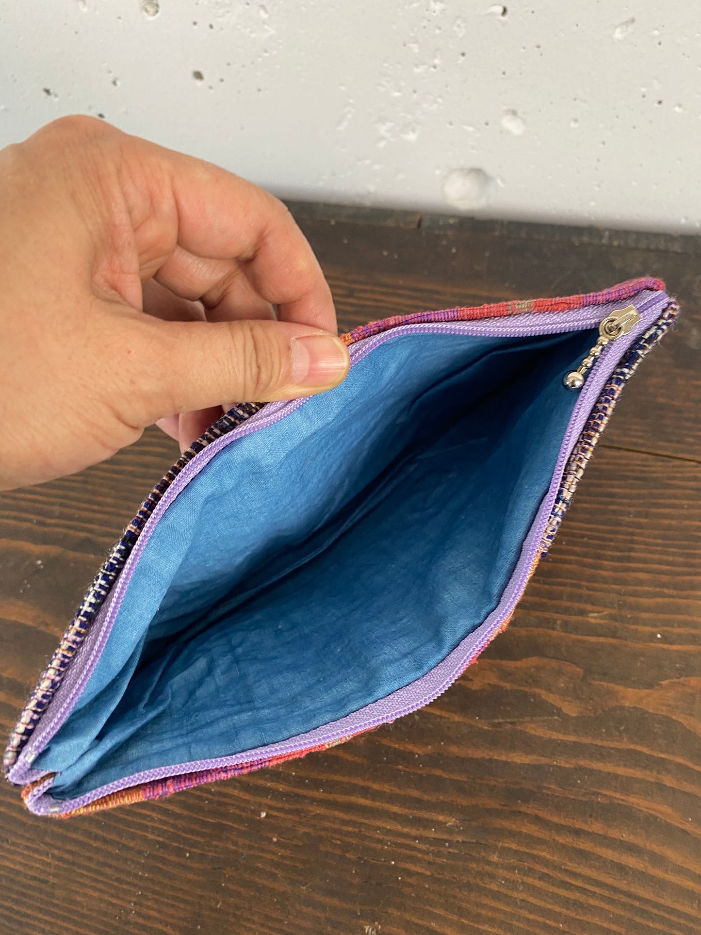 SAKIORI Small pouch/裂き織りポーチ 1