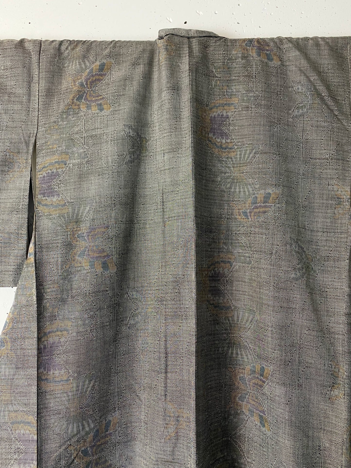 Quality Kimono /Dark grey, butterfly pattern