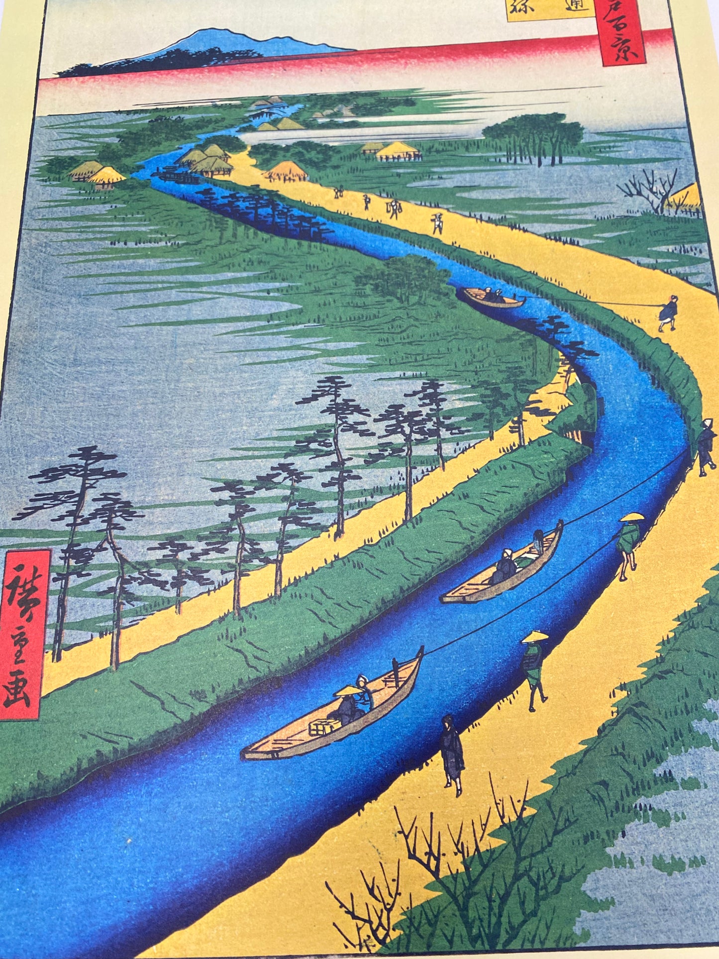 UKIYOE/MEISHOEDOHYAKUKEI /Yotsugioryosuihikifune - Picture Print
