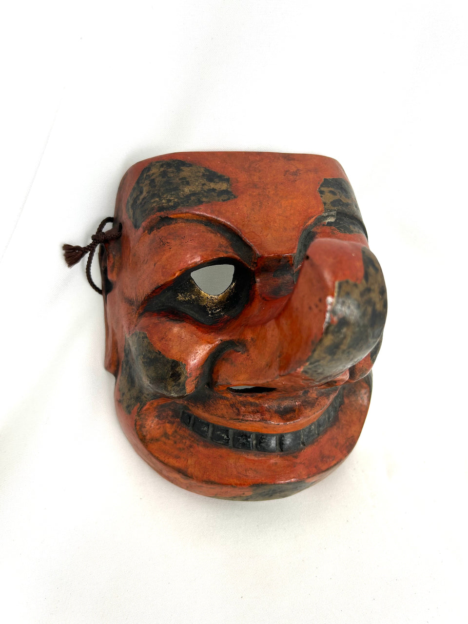 Handmade antique tengu masks