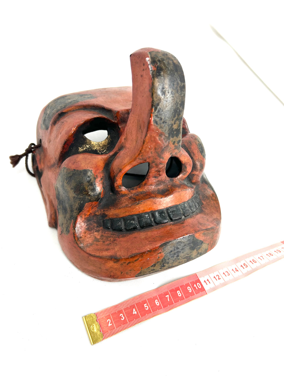 Handmade antique tengu masks