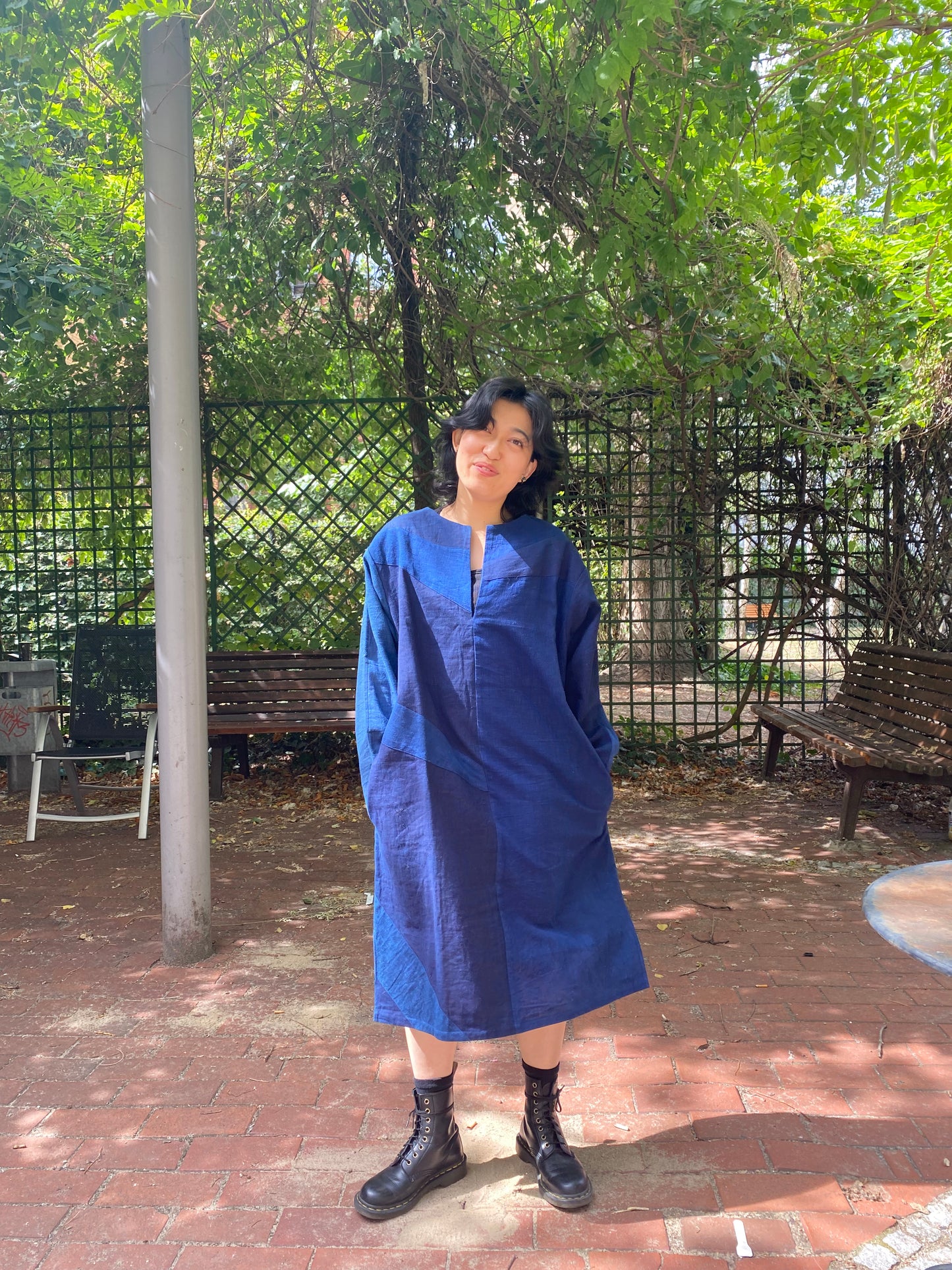 Handcrafted Indigo-Dyed Dress – A Timeless Masterpiece of Japanese Craftsmanship