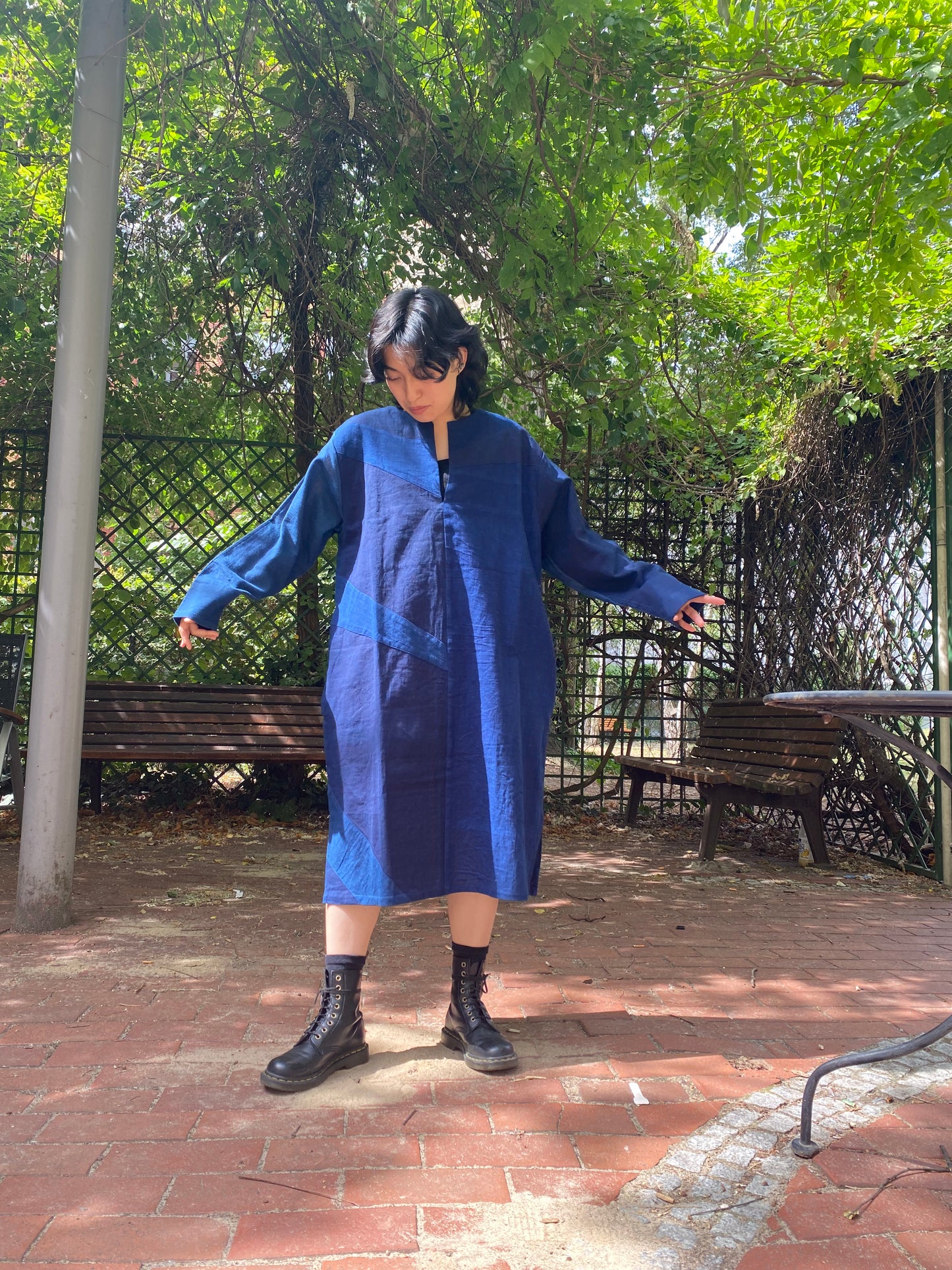 Handcrafted Indigo-Dyed Dress – A Timeless Masterpiece of Japanese Craftsmanship