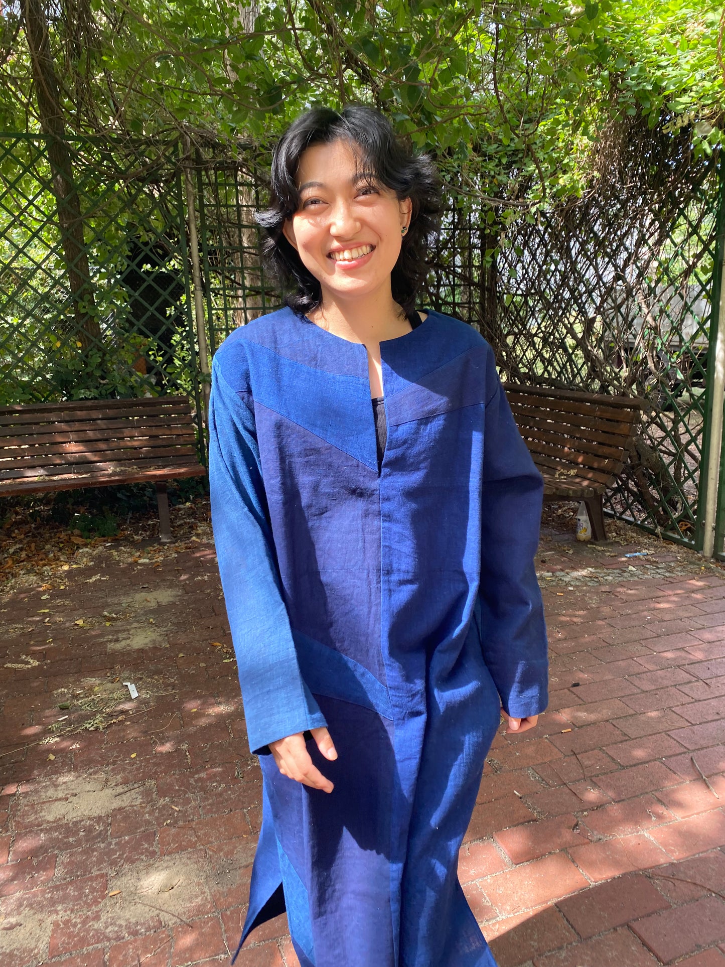 Handcrafted Indigo-Dyed Dress – A Timeless Masterpiece of Japanese Craftsmanship