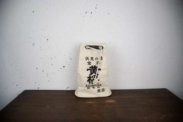 Vintage “Umai Shoyu” Cloth Tote – Early Shōwa Era Japanese Advertising Bag