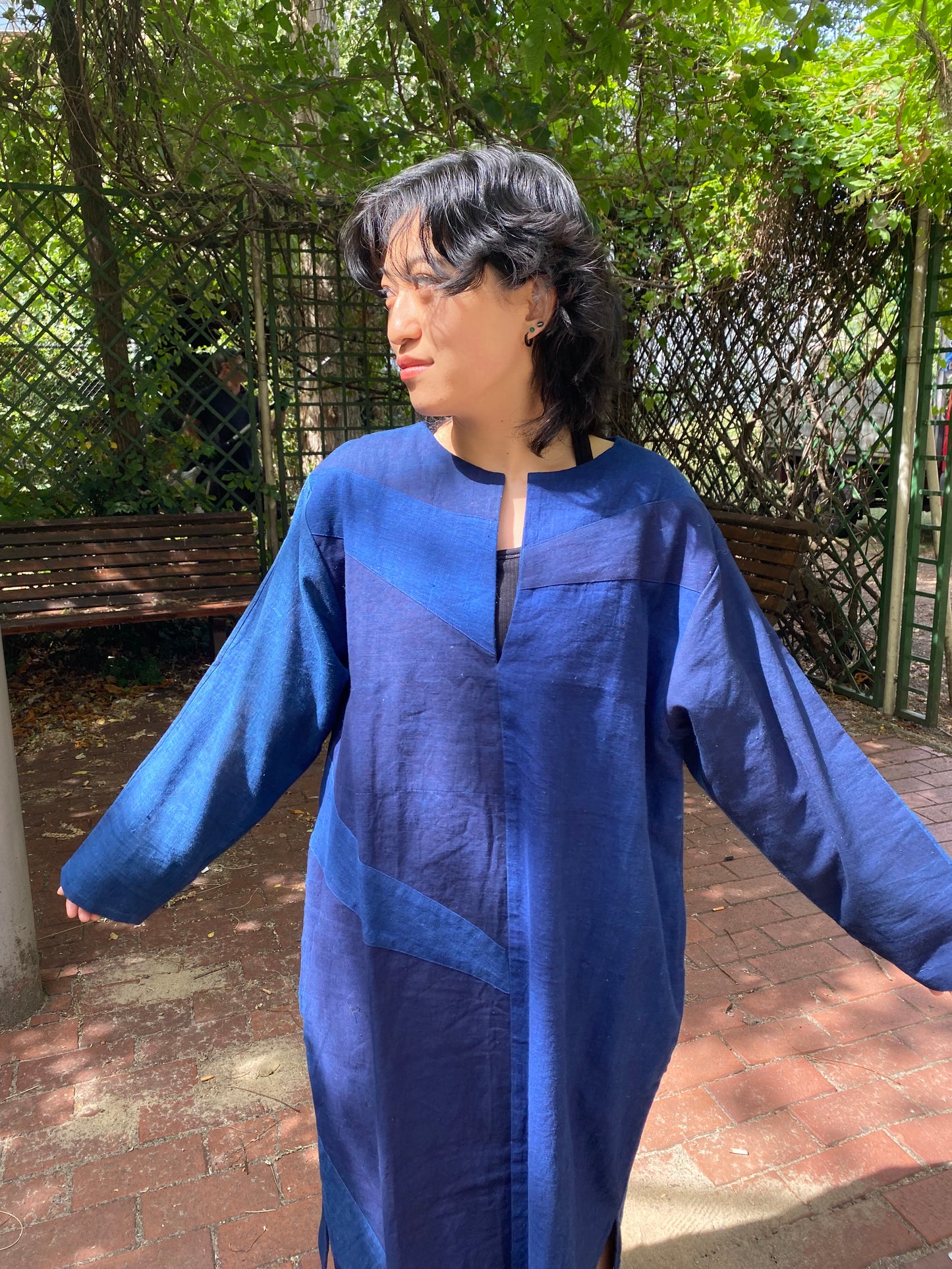 Handcrafted Indigo-Dyed Dress – A Timeless Masterpiece of Japanese Craftsmanship