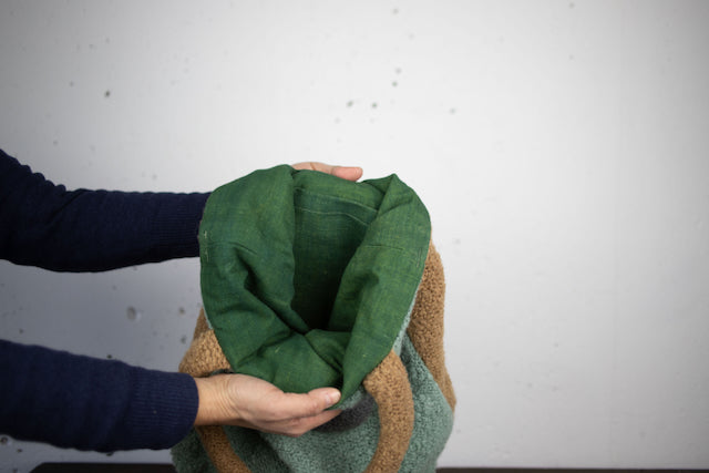 Handmade Fluffy Tote Bag by Yumiko – One-of-a-Kind & Full of Character
