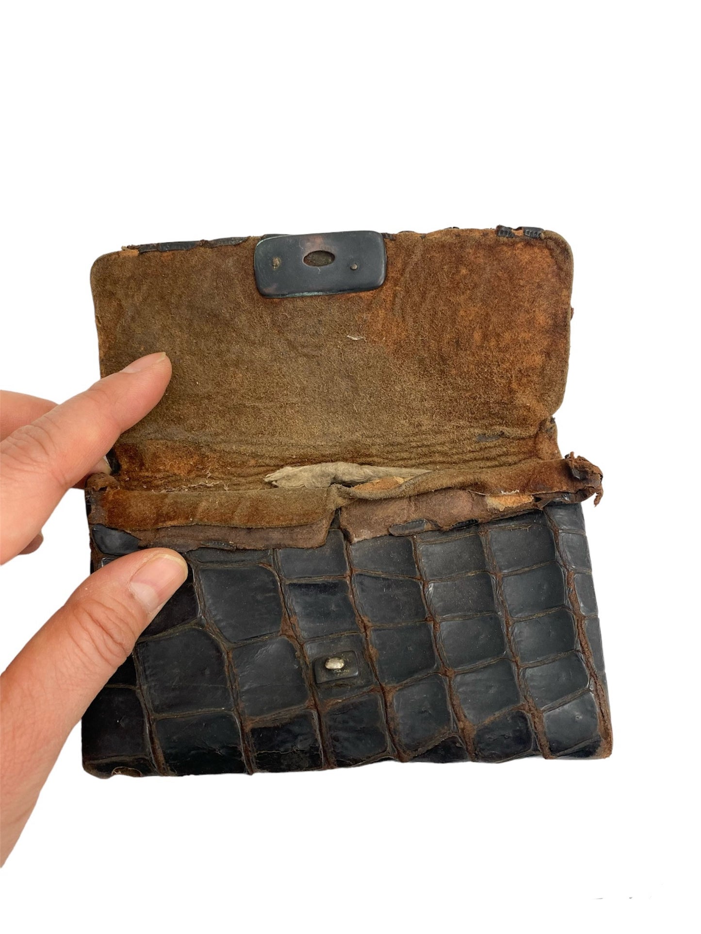 Snakeskin cigarette case