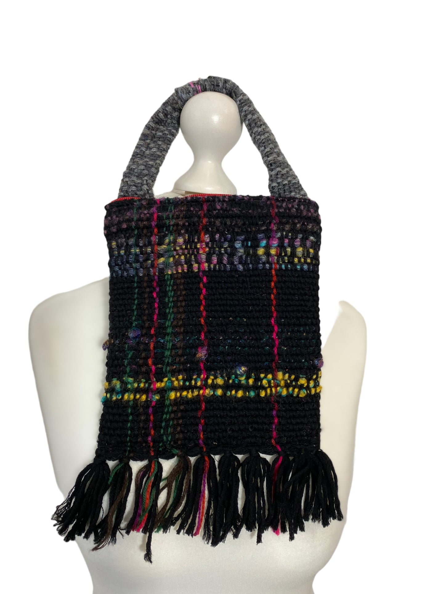 Small woollen handbags