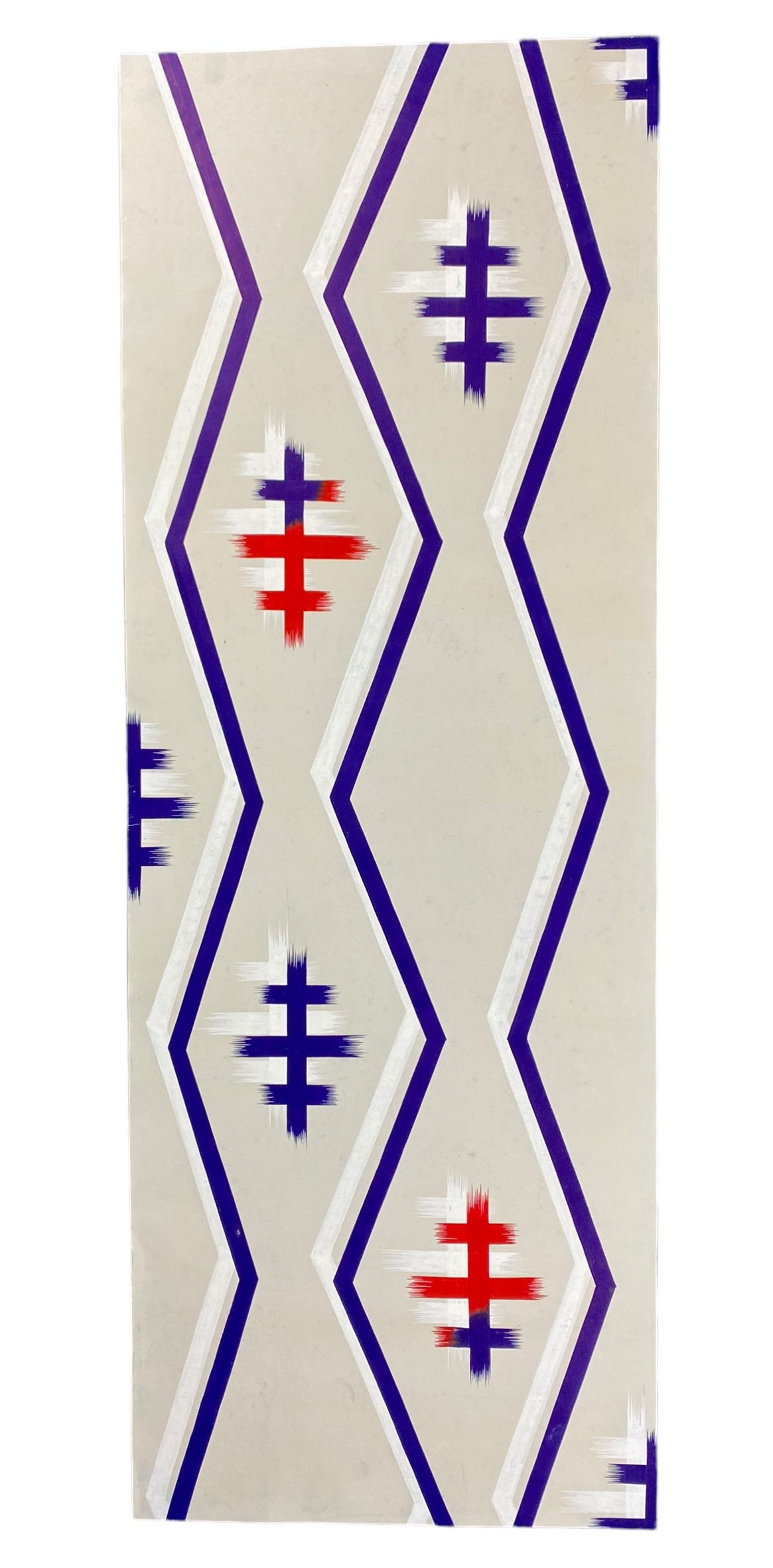 Vintage Yukata Design No. 24 – Hand-Painted Showa Era Stencil Art