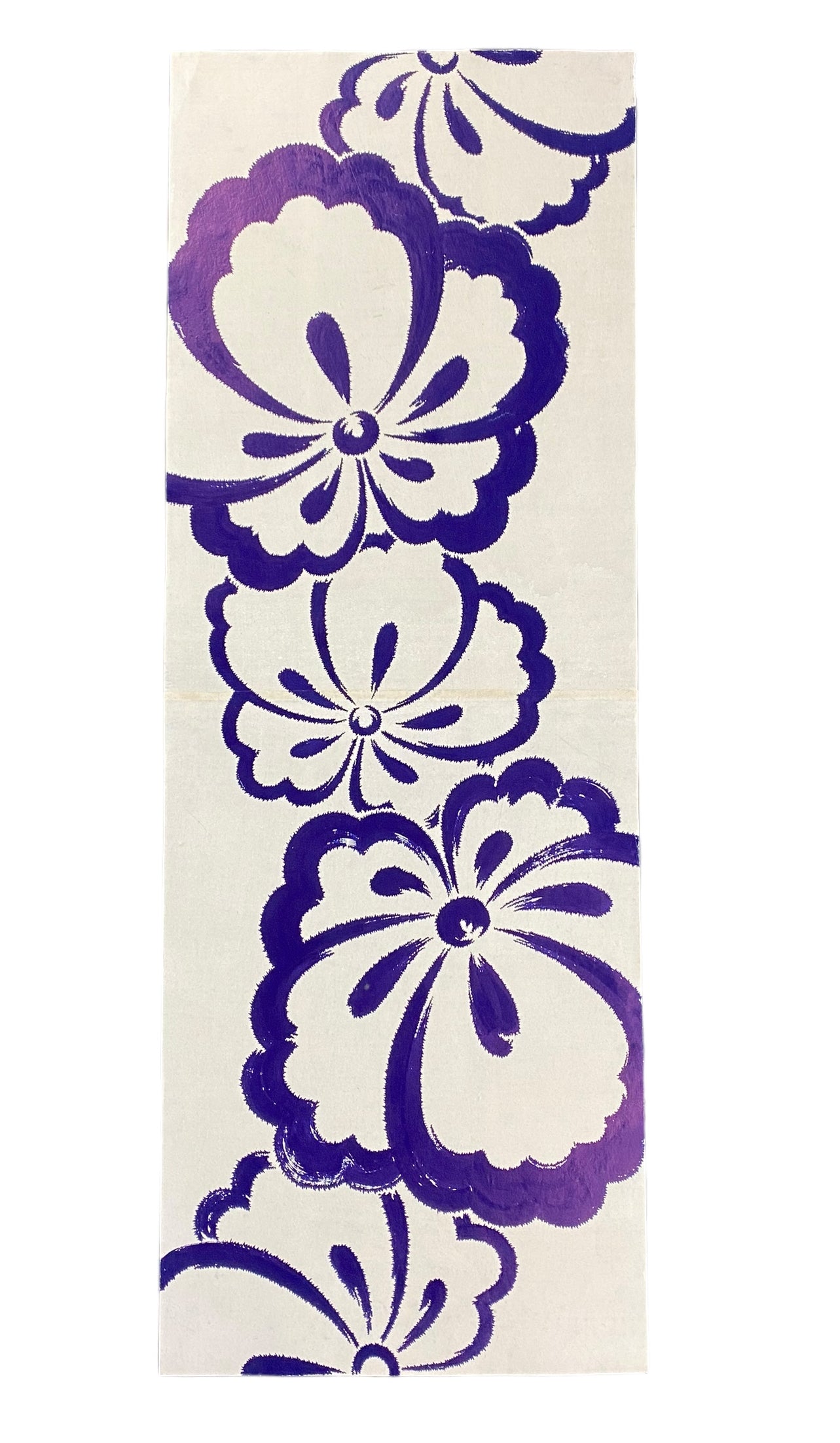 Vintage Yukata Design No. 31 – Hand-Painted Showa Era Stencil Art