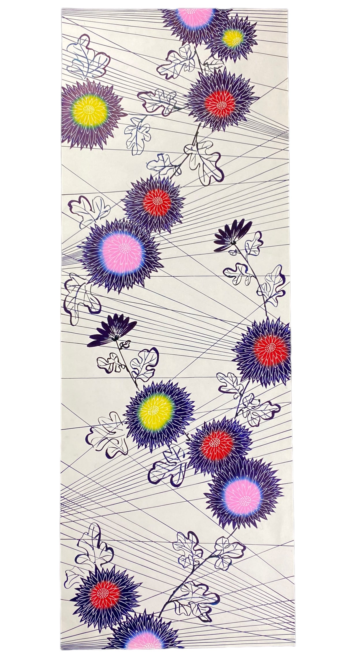 Vintage Yukata Design No. 13 – Hand-Painted Showa Era Stencil Art