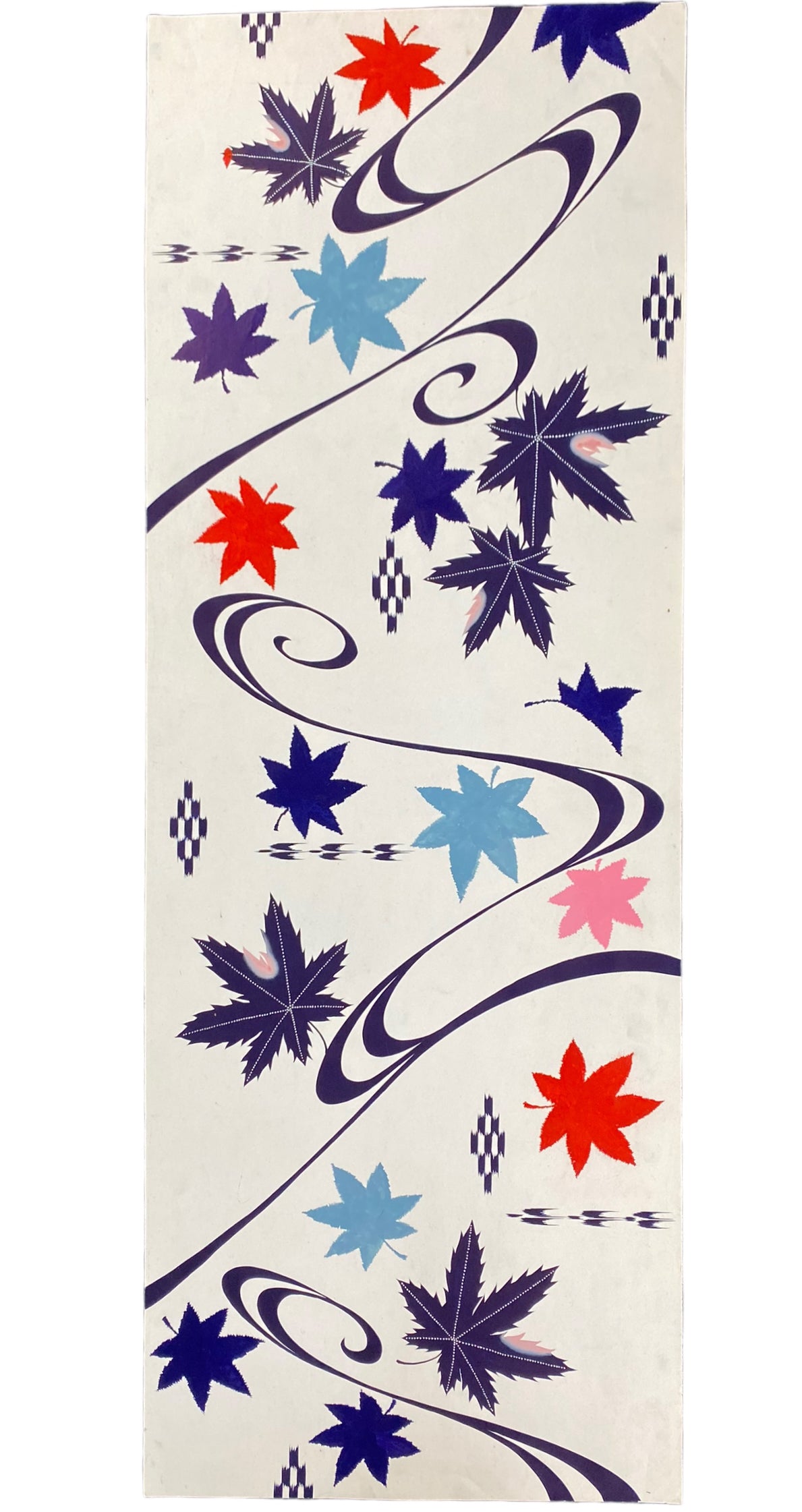Vintage Yukata Design No. 33– Hand-Painted Showa Era Stencil Art