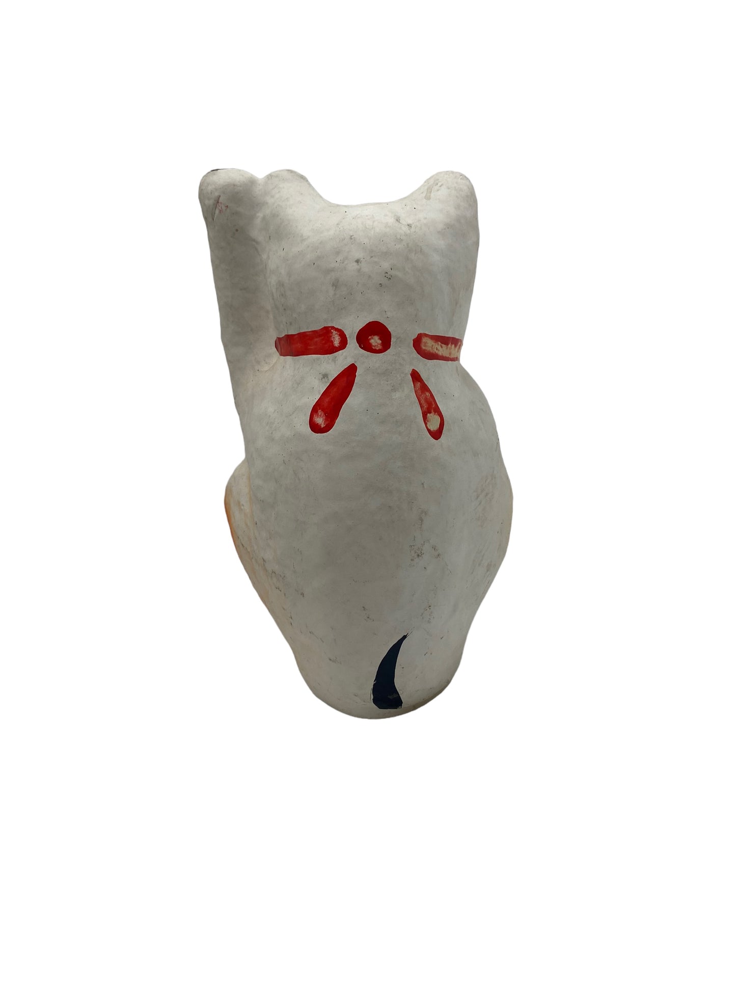 papier-mache maneki cat,Left hand