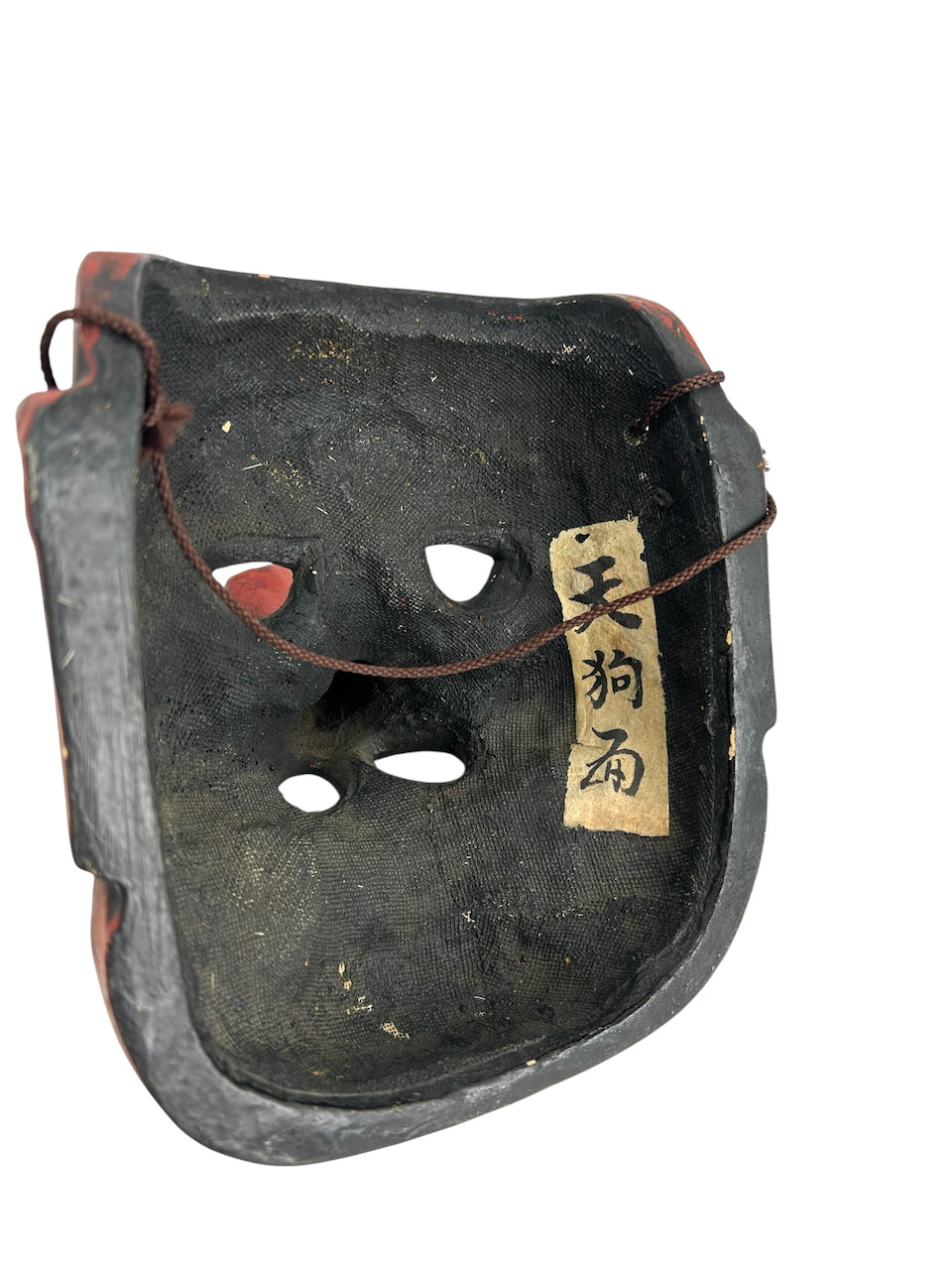 Handmade antique tengu masks