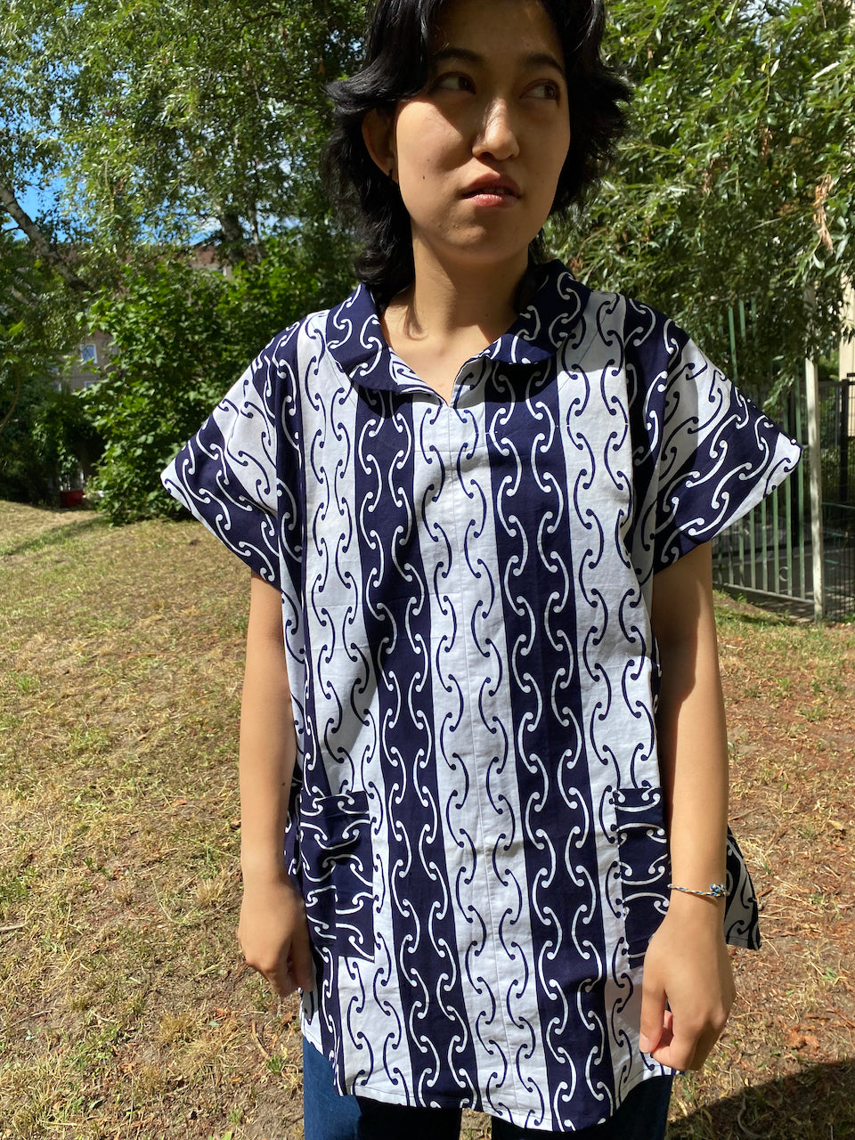 Reimagined Yukata Collared Shirt – Summer-Ready & Unique!