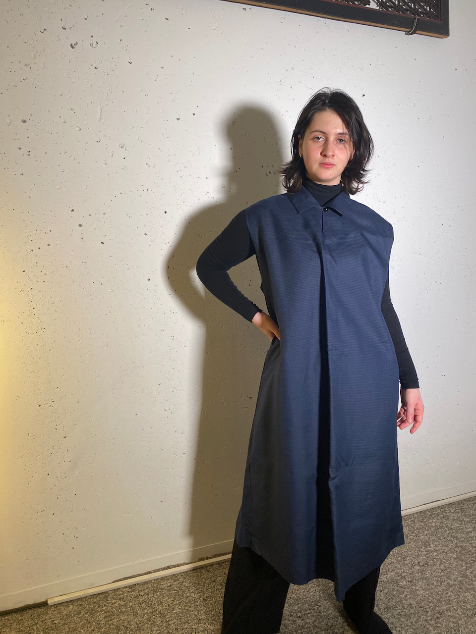 Timeless Elegance: Sleeveless Patchwork Dress Made from Vintage Kimono Silk