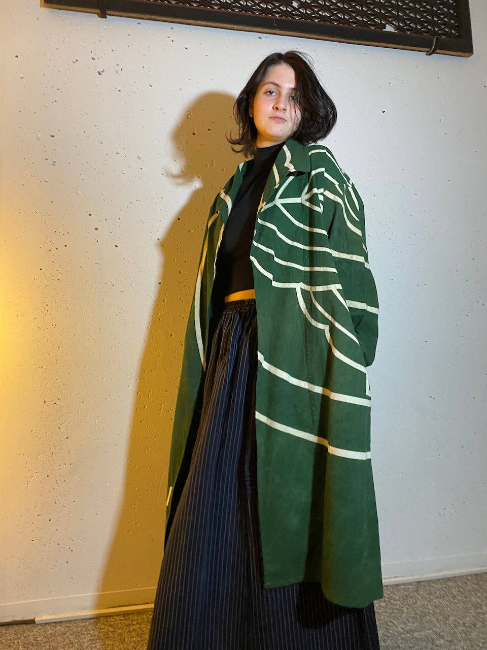 Elegant Furoshiki-Inspired Thin Coat: Lightweight, Versatile, and Timeless