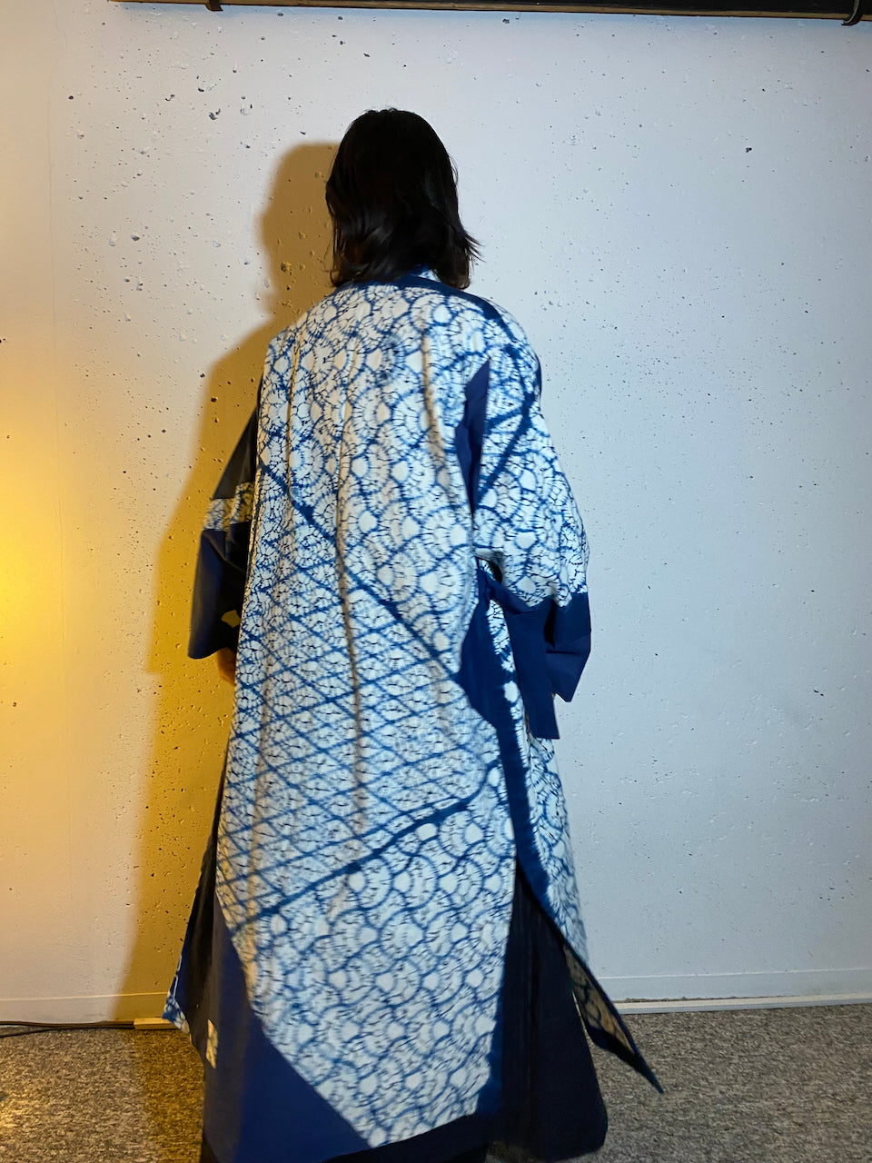Handcrafted Indigo SHIBORI Summer Coat – A Unique Blend of Tradition and Style