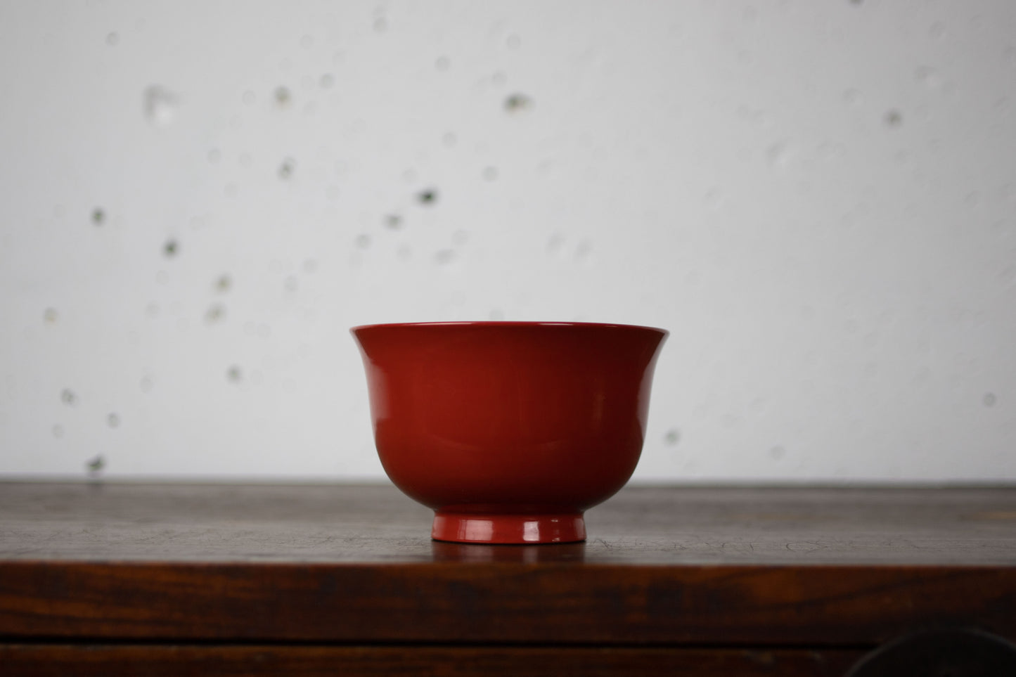antique Lacquered bowl killifish pattern / めだか塗碗