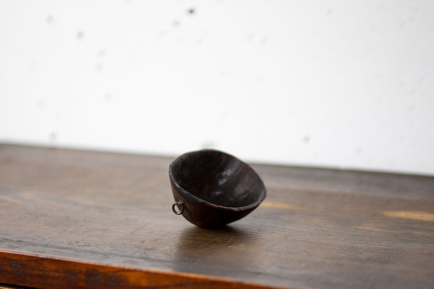 Rare Edo period travelling sake cup (wooden).