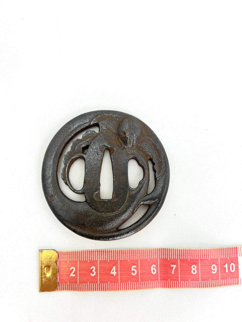 TSUBA (EDO) 4  / guard on Japanese sword/Special price due to lack of naming