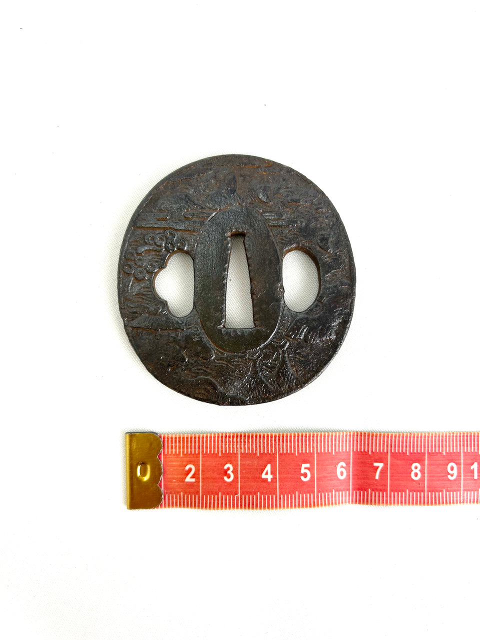 TSUBA (EDO) 5  / guard on Japanese sword/Special price due to lack of naming