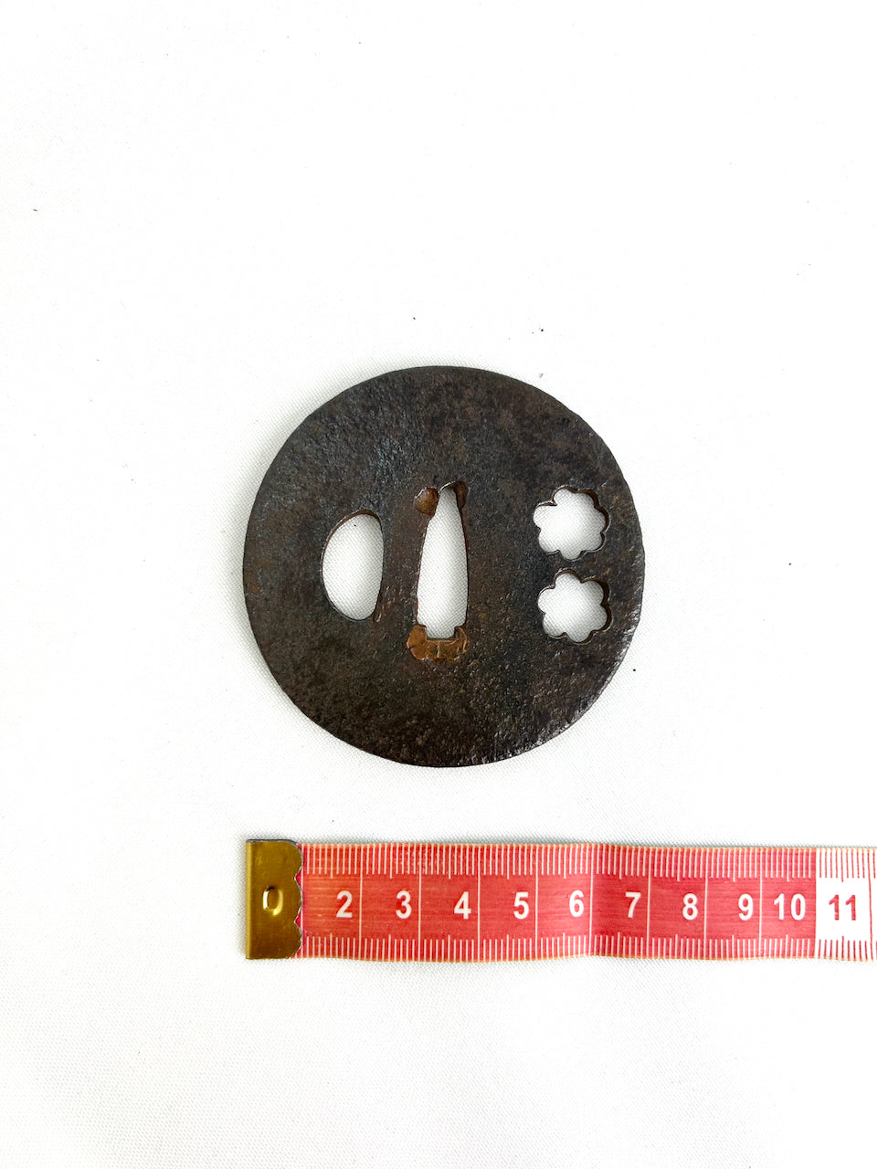 TSUBA (EDO)  8 Simple design/guard on Japanese sword/Special price due to lack of naming