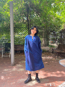 Indigo dyed dress