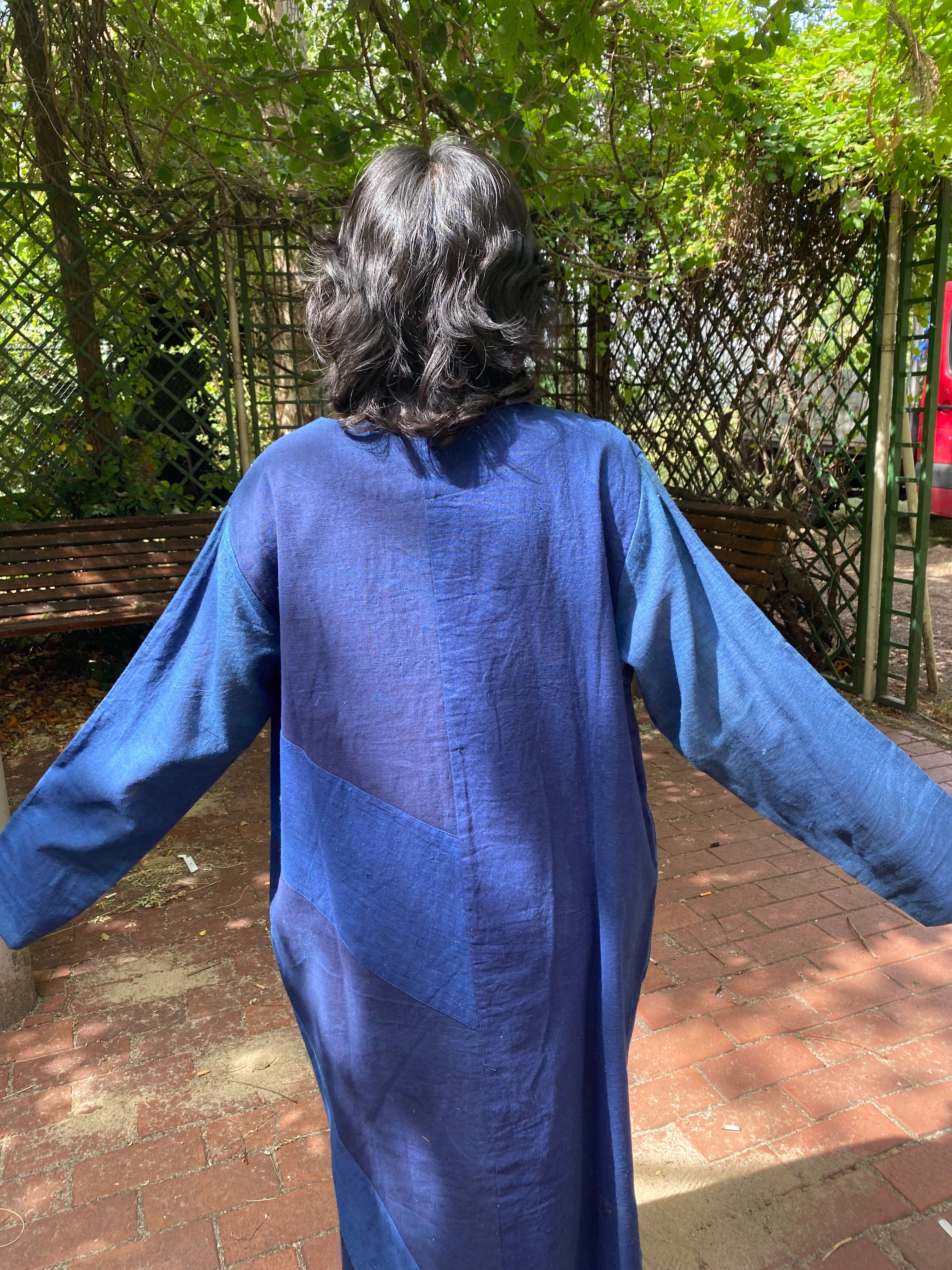 Indigo dyed dress