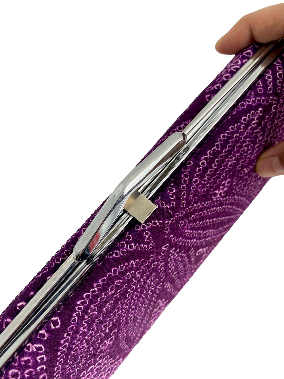Antique purple Accessory pouch for kimono