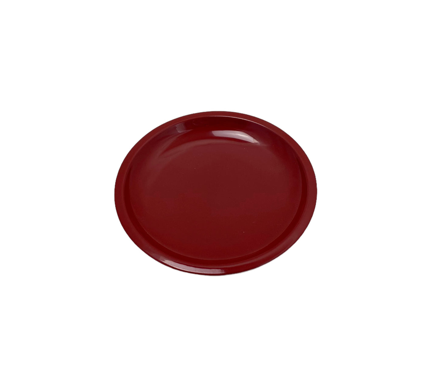 red lacquered dish