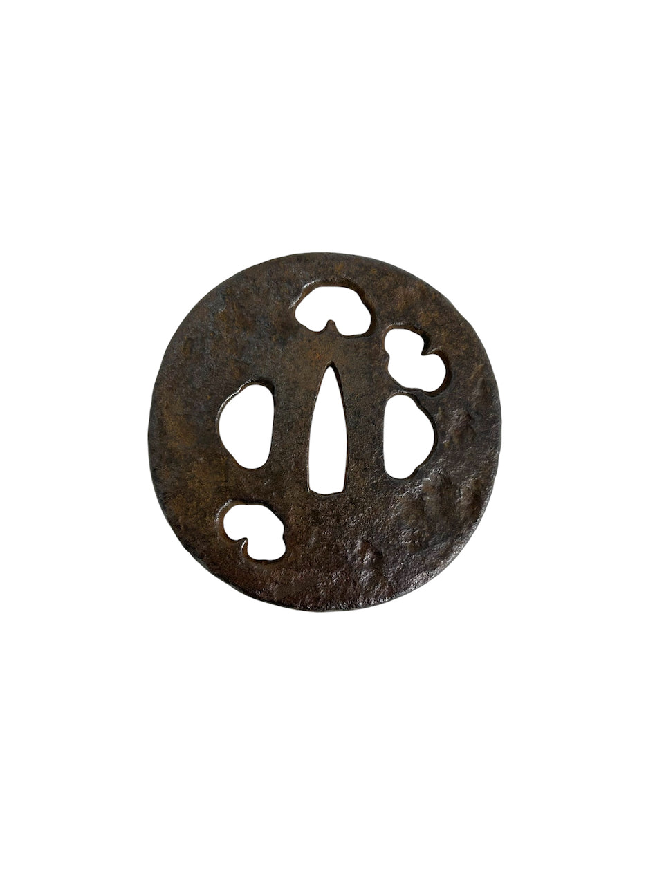 TSUBA (EDO) 7 Simple design/guard on Japanese sword/Special price due to lack of naming