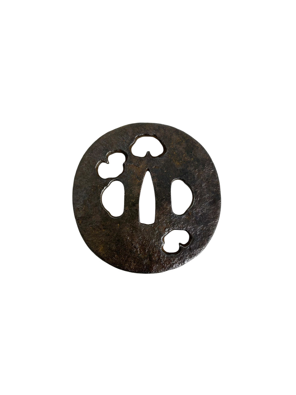 TSUBA (EDO) 7 Simple design/guard on Japanese sword/Special price due to lack of naming