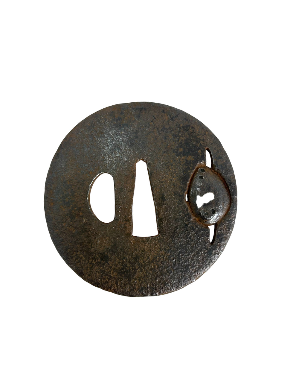 TSUBA (EDO) 6 Simple design/guard on Japanese sword/Special price due to lack of naming