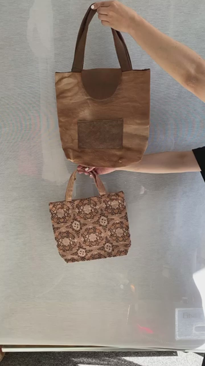 small Handbags made from kimono obi