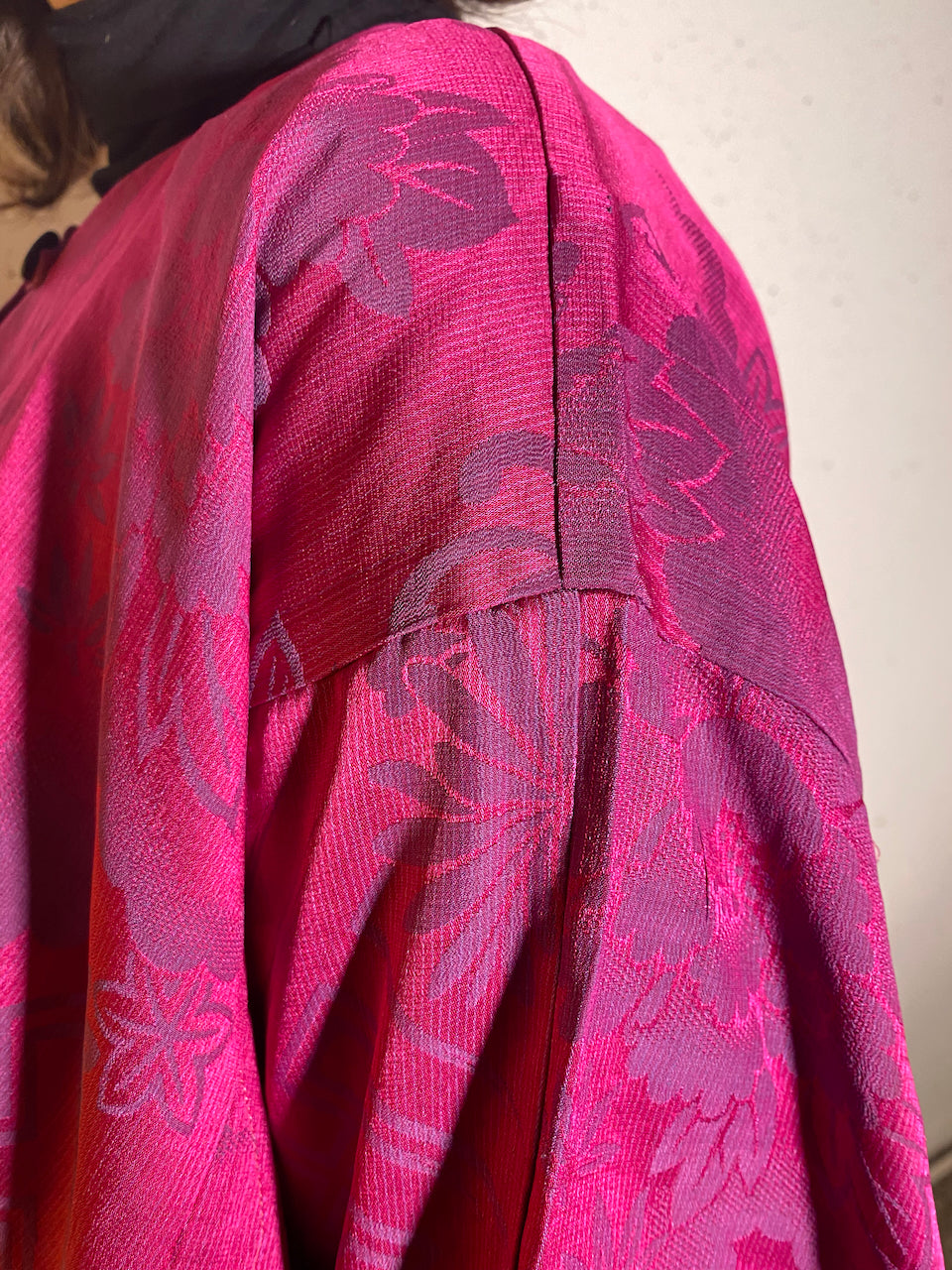 Flower-patterned dress jacket