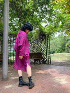 Flower-patterned dress jacket