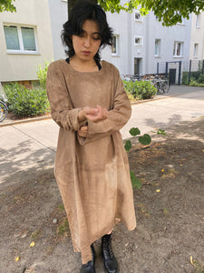 persimmon tannin dyeing technique cotton dress