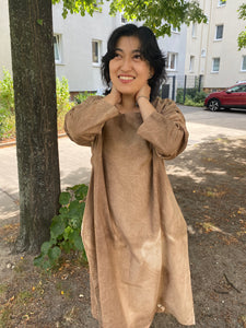 persimmon tannin dyeing technique cotton dress